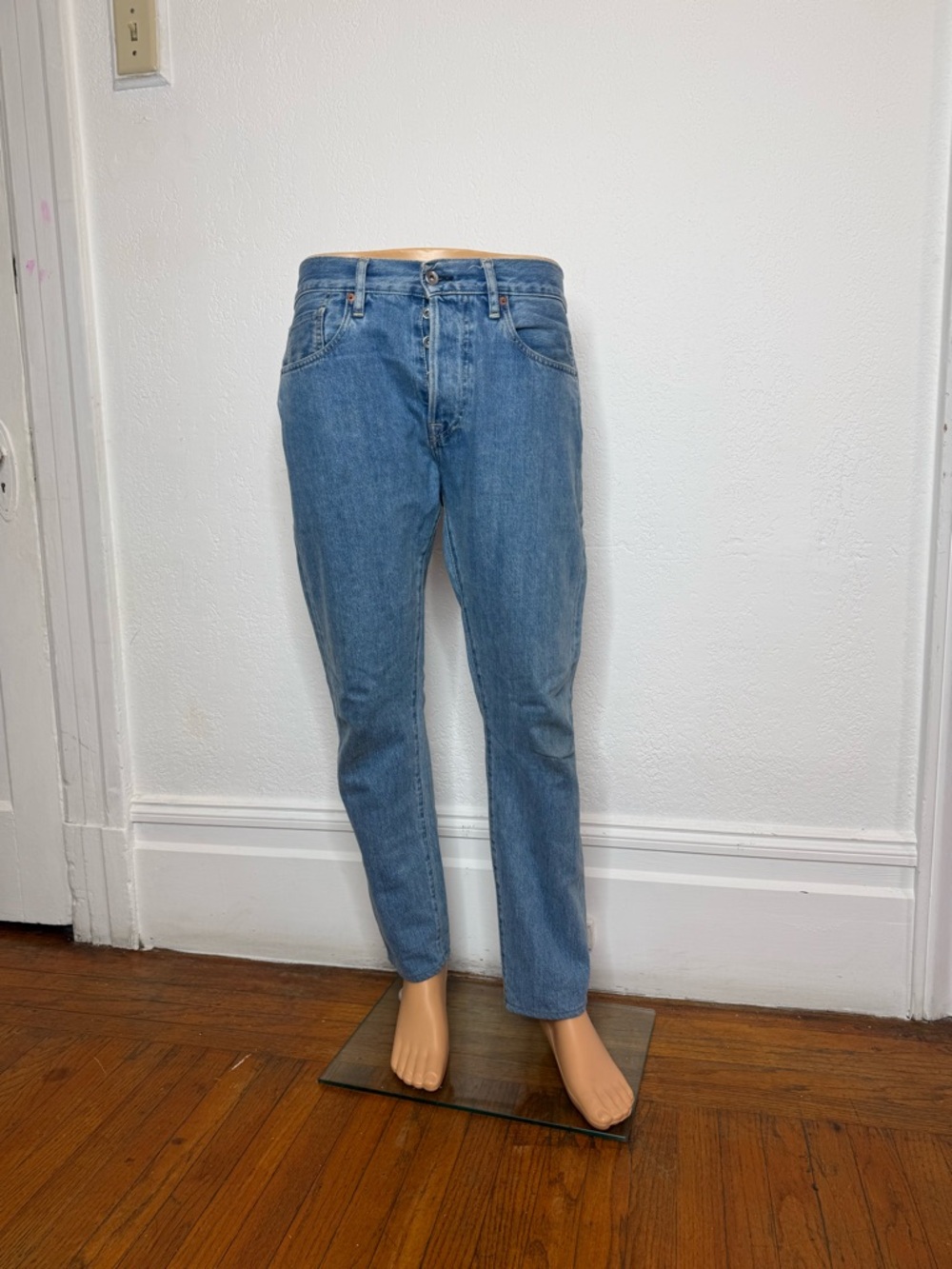 C.O.F Studio M7 Selvedge Jeans Mens 32X29 Tapered Blue Kuroki Denim 9X Wash